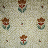 Vintage Pattern - Square Dance Green